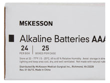 Load image into Gallery viewer, Mckesson Alkaline Battery AAA Cell 1.5V Disposable 24 Pack