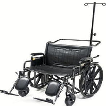 Load image into Gallery viewer, Everest & Jennings Traveler HTC Heavy Duty Hospital Bariatric Wheelchair - Wheelchairs Oasis
