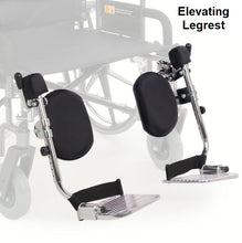 Load image into Gallery viewer, Everest & Jennings Traveler HD Clinical Heavy Duty Wheelchair