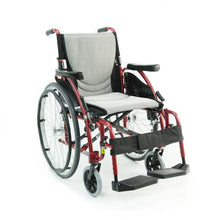 Load image into Gallery viewer, Karman S-ergo 125 Wheelchair w/Flip-Back Armrest and Swing Away Footrest