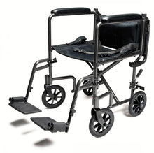 Load image into Gallery viewer, Everest & Jennings Steel Transport Wheelchair
