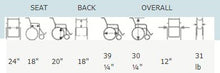 Load image into Gallery viewer, Graham Field / Ernest & Jennings Bariartric Transport Chair - EJ777-3