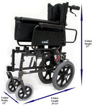 Load image into Gallery viewer, Karman KM-5000-TP Reclining Transport Wheelchair