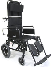 Load image into Gallery viewer, Karman KM-5000-TP Reclining Transport Wheelchair
