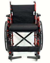 Load image into Gallery viewer, Karman LT-770Q Red Streak Lightweight Wheelchair - Wheelchairs Oasis