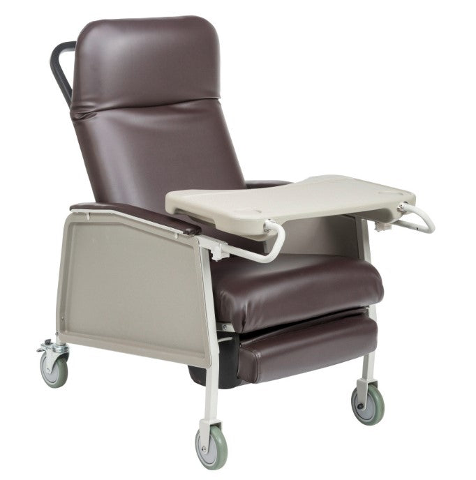 Drive 3-Position Recliner Chair Chocolate