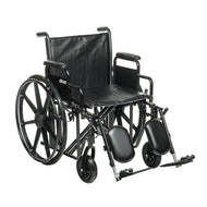 Drive Bariatric Sentra EC Heavy-Duty Wheelchair with wheelchair drive parts compatibility