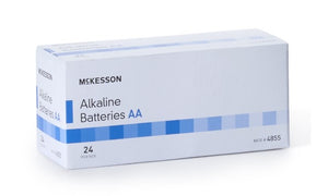 Mckesson Alkaline Battery AA Cell 1.5V Disposable 24 Pack