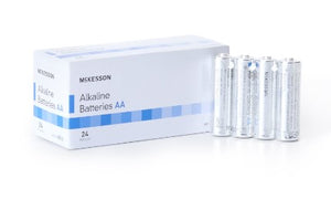 Mckesson Alkaline Battery AA Cell 1.5V Disposable 24 Pack