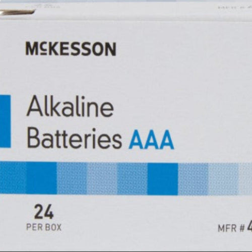 Mckesson Alkaline Battery AAA Cell 1.5V Disposable 24 Pack