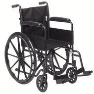 Drive Silver Sport 1 Wheelchair SSP118FA-SF durable wheelchair drive medical mobility chair with compatible drive wheelchair parts.