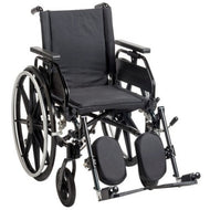 Drive Viper Plus GT Wheelchair with universal armrests and lightweight wheelchair drive parts