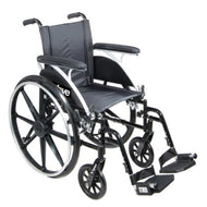 Drive Viper wheelchair with detachable desk arms and detachable wheelchair armrest design