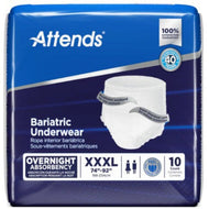 Attends bariatric underwear 3XL unisex attends diapers pull-on