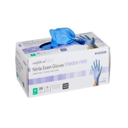 McKesson Exam Gloves Confiderm® 3.5C Powder Free