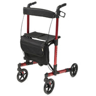 Lumex Walkabout Allura/Allura LX Rollators : Apple Red : LX5000LXA - Wheelchairs Oasis