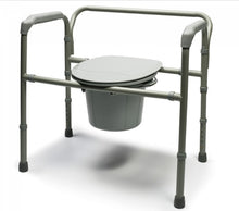 Load image into Gallery viewer, Lumex Bariatric Steel Folding Commode - 7109A-2