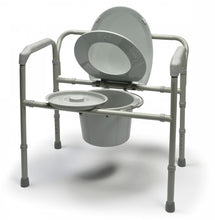 Load image into Gallery viewer, Lumex Bariatric Steel Folding Commode - 7109A-2