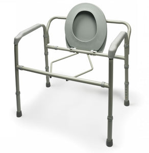 Lumex Bariatric Steel Folding Commode - 7109A-2