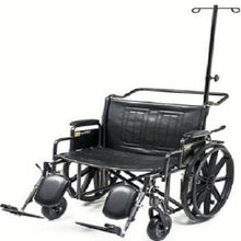 Load image into Gallery viewer, Everest &amp; Jennings Traveler HTC Heavy Duty Hospital Bariatric Wheelchair - Wheelchairs Oasis