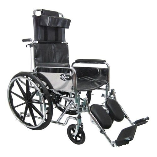 Karman KN-880 Steel Reclining Wheelchair