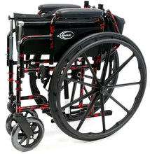 Load image into Gallery viewer, Karman LT-770Q Red Streak Lightweight Wheelchair