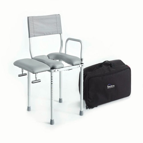 Nuprodx Portable Tub Transfer Bench & Commode Chair - MC3000TX - Wheelchairs Oasis