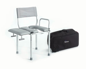 Nuprodx Portable Tub Transfer Bench & Commode Chair - MC3000TX