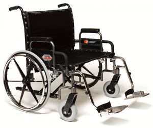 Everest & Jennings Detatchable Desk Arm Bariartric Wheelchair : Paramount XD