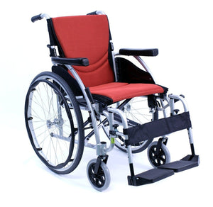 Karman S-Ergo 125 Wheelchair w/Flip-Back Armrest and Swing Away Footrest - Wheelchairs Oasis