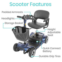 Load image into Gallery viewer, Vive Health 4-Wheel Mobility Scooter - MOB1027 