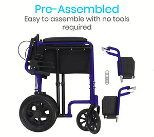 Vive Health Transport Wheelchair - MOB1021