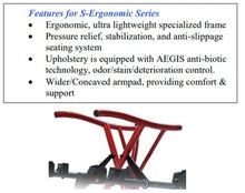 Load image into Gallery viewer, Karman S-Ergo 125 Flip-Back Armrest Ergonomic Wheelchair