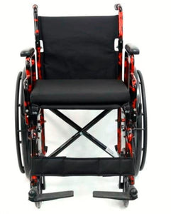 Karman LT-770Q Red Streak Lightweight Wheelchair - Wheelchairs Oasis