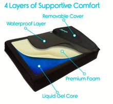 Load image into Gallery viewer, Vive Health Gel Seat Cushion - CSH1014L