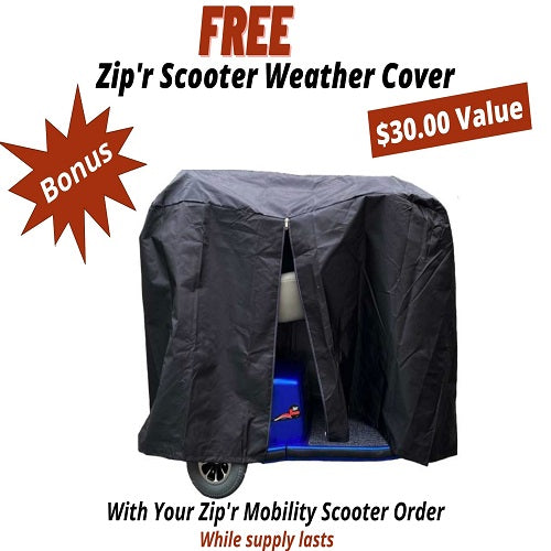 Zip'r Mobility Weather Cover - Wheelchairs Oasis